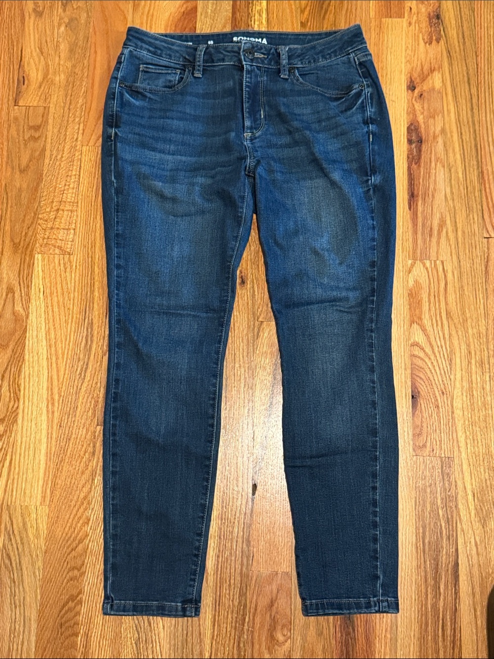 Sonoma Women’s Dark Blue Skinny Jeans size 6S